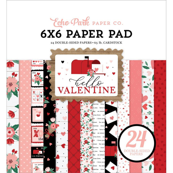 Hello Valentine 6 x 6 Paper Pad