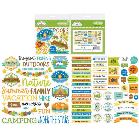 Doodlebug Great Outdoors Chit Chat Die Cuts
