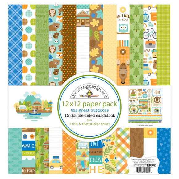 Doodlebug Great Outdoors 12x12 Collection Kit