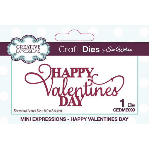 CEDME099 Happy Valentines Day Die