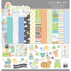 Hush Little Baby Boy 12"X12" Collection Pack