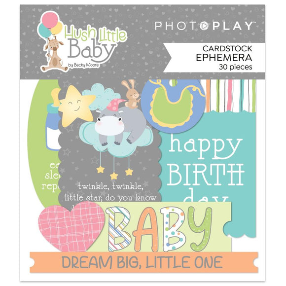 Hush Little Baby Ephemera Cardstock Die-Cuts