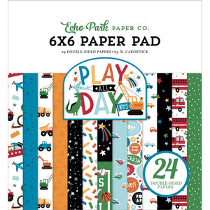 PAB269023 Play All Day (Boy) 6 x 6" Paper Pad
