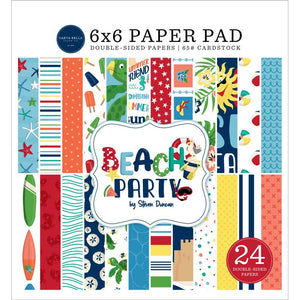CBBE149023 Beach Party 6 x 6" Paper Pad
