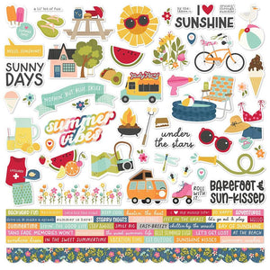 Summer Lovin 12 x 12 Sticker Sheet