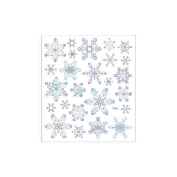 Silver & White Snowflakes