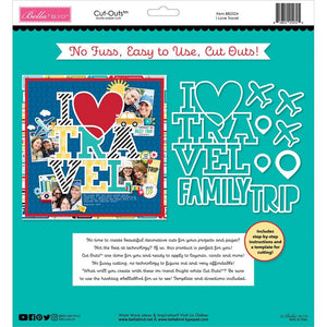 BB2524 I Love Travel Cut Out