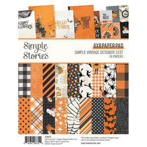 Simple Stories Simple Vintage October 31st 6 x 8 Paper Pad