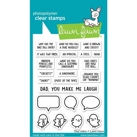 LF2863 Dad Jokes Clear Stamps