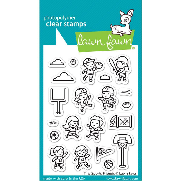 LF2865 Tiny Sports Friends Clear Stamps