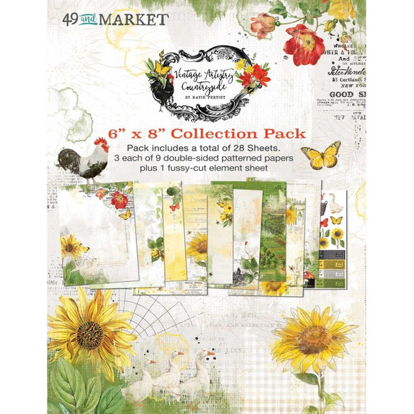 49 And Market Vintage Artistry Countryside 6 x 8 Paper Pad