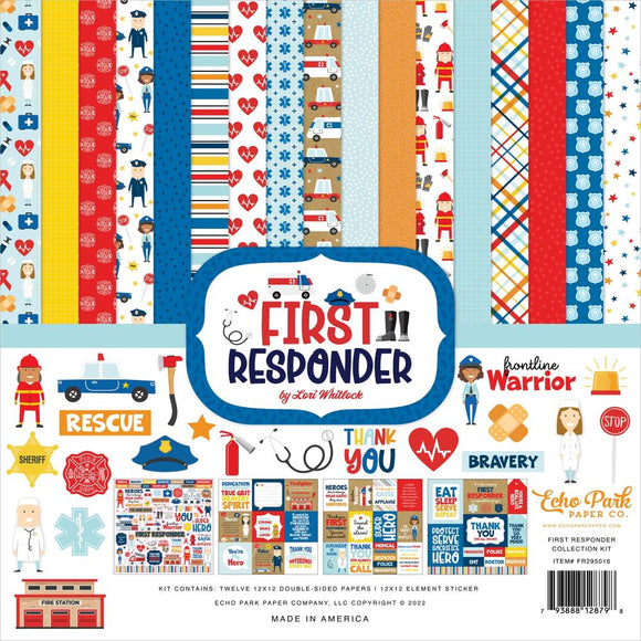 First Responder 12 x 12 Paper Pack
