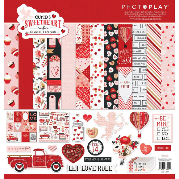 CSC3453 Cupid's Sweetheart Cafe 12 x 12 Paper Pack