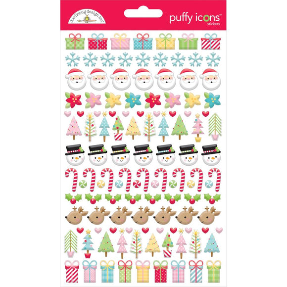 7916 Candy Cane Lane Puffy Icons