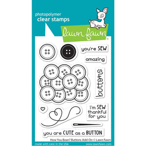 LF3063 How you Bean?  Buttons Add On Stamp Set