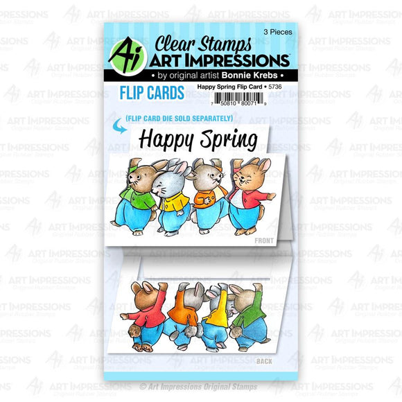 5736 Happy Spring Flip Card