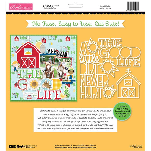 BB2684 The Good Life Cut Out