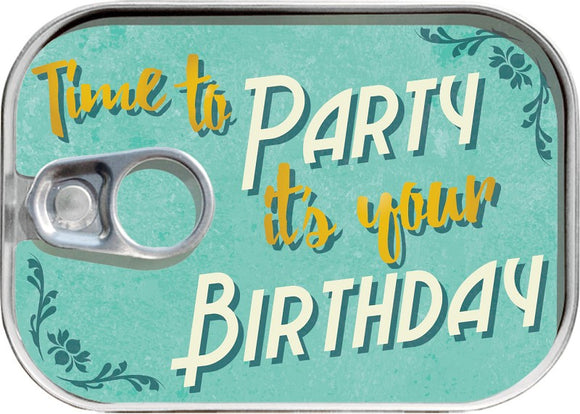 Sardine Can Gift Card Holder - Birthday Party