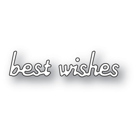 2145 Simple Best Wishes craft die
