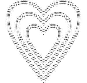 2162 Pinpoint Hearts Craft Die