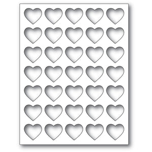 2284 Grid Heart Frame craft die