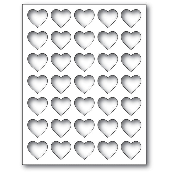 2284 Grid Heart Frame craft die