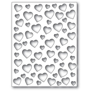 2303 Confetti Heart Plate craft die