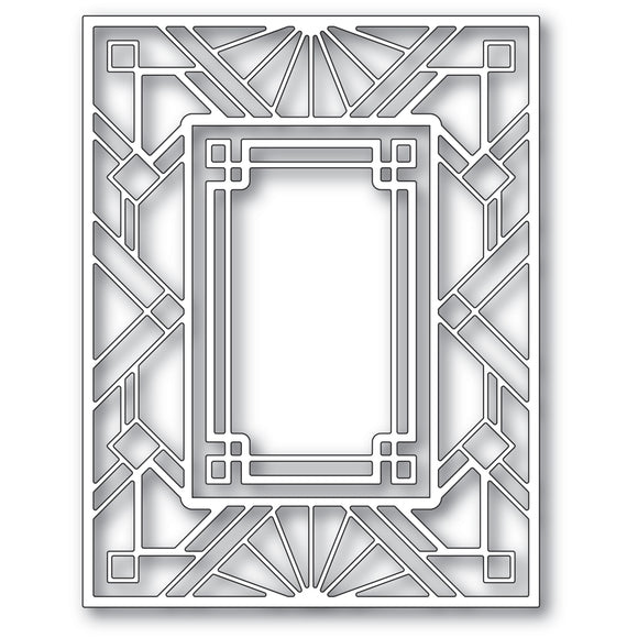 2413 Geometric Deco Plate Craft Die