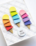 2423 Whittle Ice Cream Cone craft die