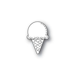2423 Whittle Ice Cream Cone craft die