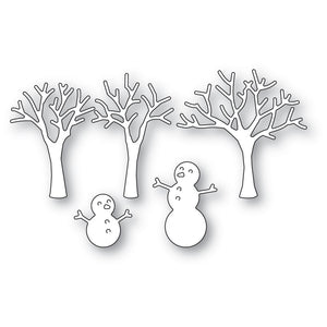 2490 Snowman and Trees Craft Die