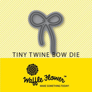 Waffle Flower Tiny Twine Bow