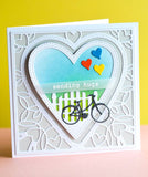 94102 Neighborhood Heart Frame craft die