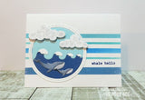 94228 Wonderful Whale Frame craft die