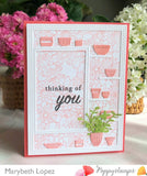 2174 Spring Pots Shelves craft die