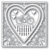 94102 Neighborhood Heart Frame craft die