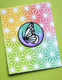 94233 Peaceful Butterfly Circle craft die