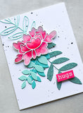 94272 Scribble Frond Outline craft die