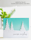 CL5235 WInter Greenery clear stamp set