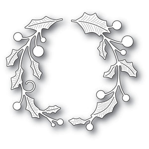 94307 Holly Double Arch craft die
