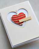 94359 Double Stitch Loving Heart Cut Out craft die