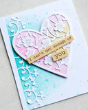 94368 Floral Bouquet Heart craft die