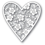 94368 Floral Bouquet Heart craft die