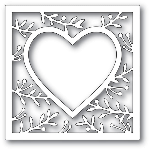 94370 Lavonia Heart Frame craft die