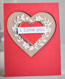 94359 Double Stitch Loving Heart Cut Out craft die