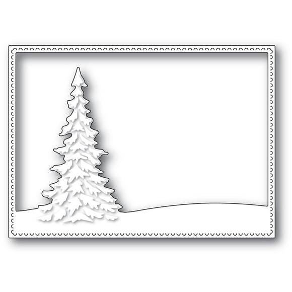 94480 Single Pine Landscape Frame Craft Die