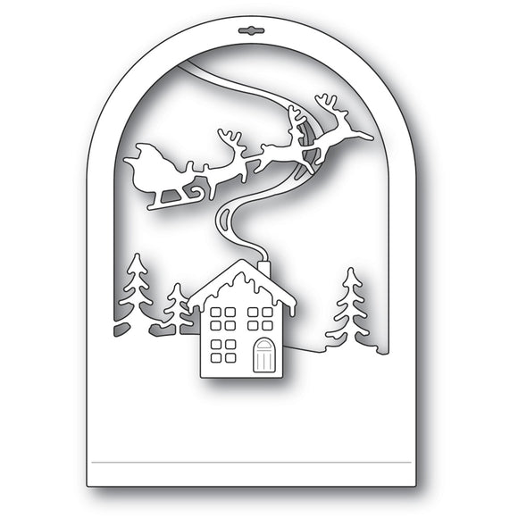 94494 Cabin Snowglobe Craft Die