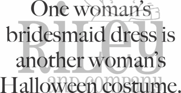 RWD-946 One Woman's Dress Cling Stamp