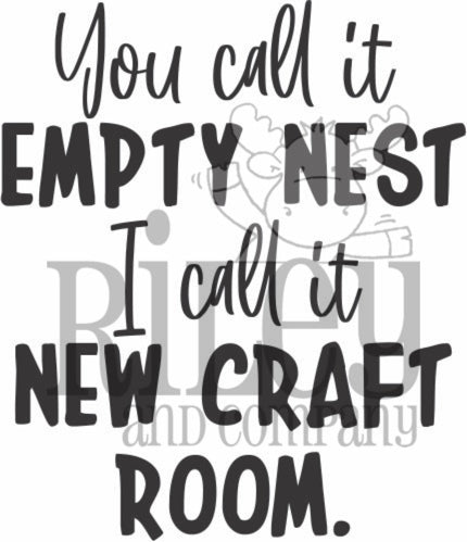 RWD-954 Empty Nest Cling Stamp