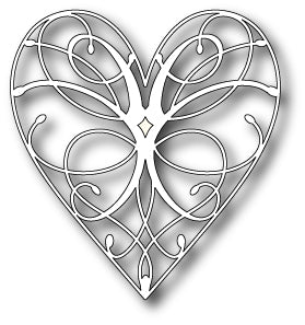 98255 La Rue Heart craft die